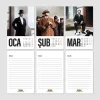 Atatürk Fotoğraflı 2027 Takvimi Siyah Masa Takvimi Dikey Form
