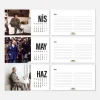 Atatürk Renkli Fotoğraflı 2027 Masa Takvimi Kraft Yatay Form