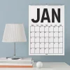 Aylık Planlayıcı 2027 Duvar Takvimi, A4 Takvim, 33X48 cm Spiralli Takvim