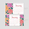 Çiçek Galerisi 2026 Masa Takvimi, Rengarenk Çiçekli Takvim, 2026 Desk Calendar, Flowers Calendar 2026, Floral Calendar