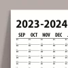 Eylül Başlangıç 2026 - 2027 Akademik Takvim, Akademik Planlayıcı Takvim, Duvar Takvimi
