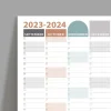 Eylül Başlangıç 2026-2027 Akademik Takvim, Boho Akademik Planlayıcı, Akademik Duvar Takvimi