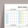 Eylül Başlangıç 2026 - 2027 Akademik Takvim, Pazar Günü Başlangıçlı Akademik Planlayıcı