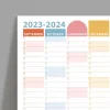 Eylül Başlangıç 2026-2027 Akademik Takvim Renkli, Akademik Planlayıcı Takvim, Duvar Takvimi