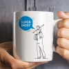 Father’s Day Gift, Supper Daddy, Mug for Dad, for Father of Boy, Best Father Mug, Mug For Daddy
