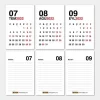 Haftalık Planlayıcı 2027 Masa Takvimi Kraft