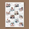 Kişiye Özel 12 Fotoğraflı Afiş 2025 Duvar Takvimi - 35x50cm Çerçevesiz