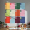 Tarihsiz Aylık Planlayıcı Takvim, Retro Organizer Planlayıcı