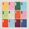 Tarihsiz Aylık Planlayıcı Takvim, Retro Organizer Planlayıcı
