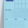Tarihsiz Aylık Planlayıcı Takvim, Retro Organizer Planlayıcı