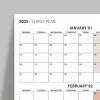 Üç Aylık Planlayıcı 2025 Duvar Takvimi, Ocak - Mart 2025, 90 Günlük Planlama, Yılın Birinci Çeyreği Takvimi - 70x100cm