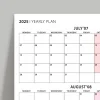 Üç Aylık Planlayıcı 2025 Duvar Takvimi Seti, 90 Günlük Planlama, 2025 Duvar Planlayıcı Takvim, Boho Renkler, 12 Hafta Planlayıcı Takvimi - 35x50cm