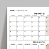 Üç Aylık Planlayıcı 2026 Duvar Takvimi, Ocak - Mart 2026, 90 Günlük Planlama, Yılın Birinci Çeyreği Takvimi - 70x100cm