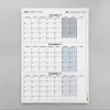 Üç Aylık Planlayıcı 2027 Duvar Takvimi Seti, 90 Günlük Planlama, 2027 Duvar Planlayıcı Takvim, Boho Renkler, 12 Hafta Planlayıcı Takvimi - 50x70cm