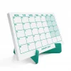 Yeşil Renkli Aylık Planlama 2026 Takvim, 2026 Masa Takvimi, Green Color Monthly Planner Calendar