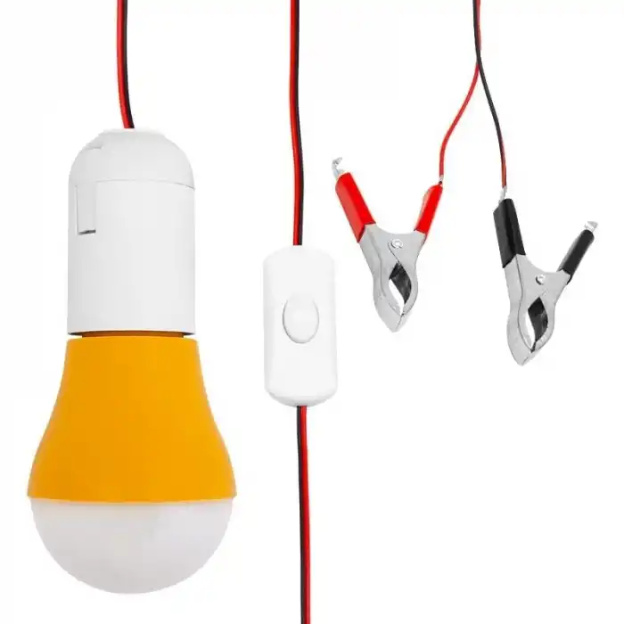 12 Volt Led Ampul Akü Maşalı