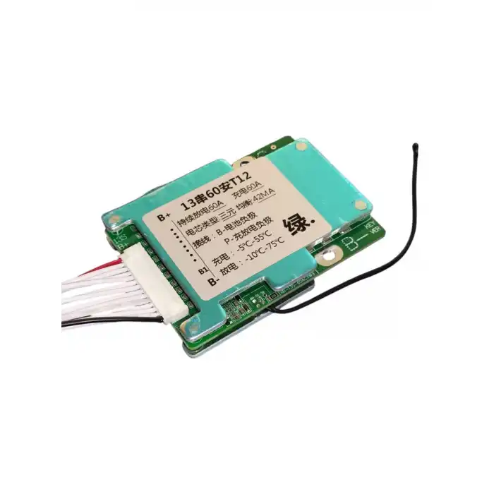 13S BMS Kartı 48V - 60A Balanslı Lityum Batarya Koruma Devresi (XR)