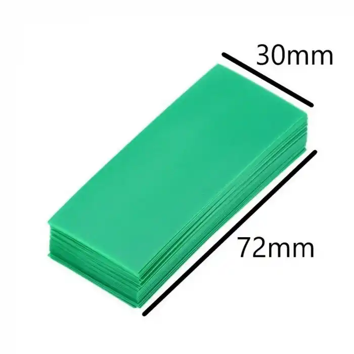 18650 Pil için Renkli Batarya Shrink - Isıyla Daralan PVC (Makaron) (50 Adet)