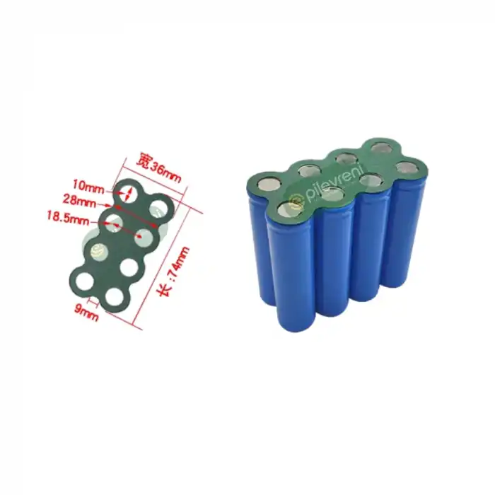 18650 Piller için 5x2 Tip Pil Yalıtım Contası Açık Uç (6 Adet)