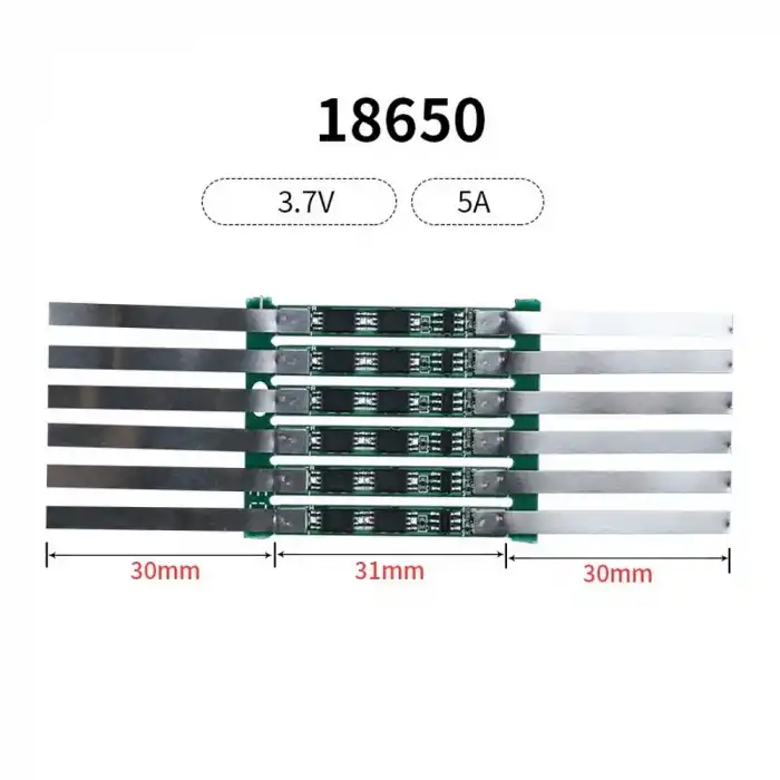 1S 5A Lityum iyon BMS Nikelli