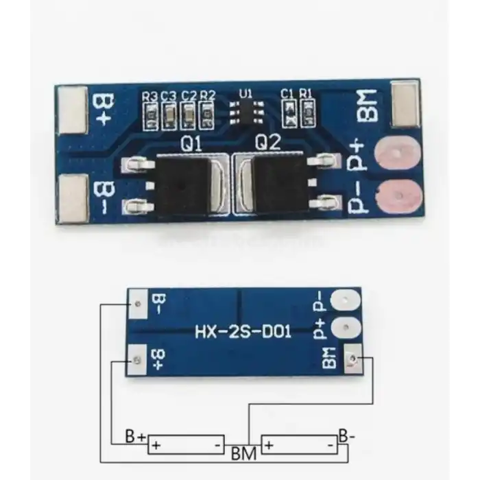 2s 8A lityum ion bms