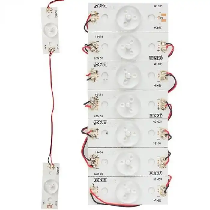 3 Volt Tek Kablolu Birbirine Bağlı Led (7li Poşet)
