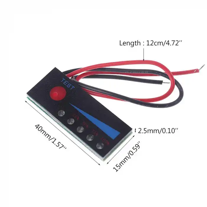 48 volt Lityum Batarya LED Seviye Kontrol Göstergesi