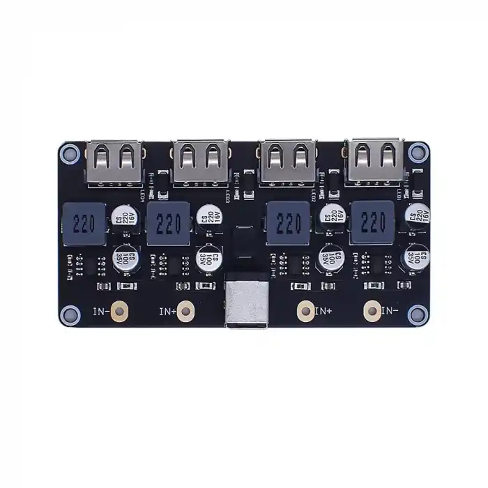 4 Kanallı Hızlı Şarj QC3.0 Regülatör Devresi (Giriş 6-32V)