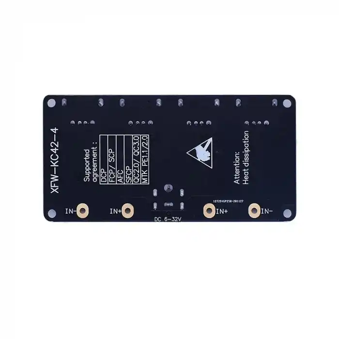 4 Kanallı Hızlı Şarj QC3.0 Regülatör Devresi (Giriş 6-32V)