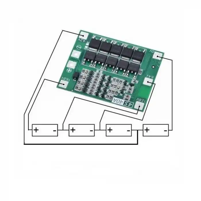 4s 40a balanslı lityum ion bms