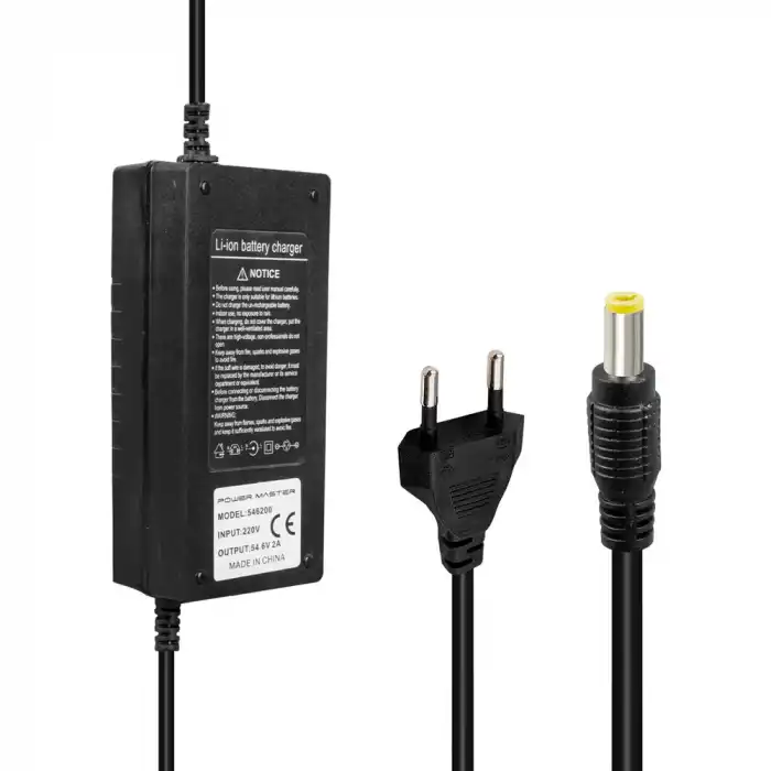 54.6 VOLT 13S (48 VOLT) - 2 AMPER LI-ION ELEKTRİKLİ BİSİKLET ŞARJ CİHAZI
