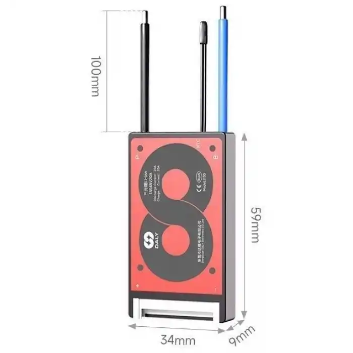 DALY 12S 20A Balanslı Lityum İyon Batarya BMS