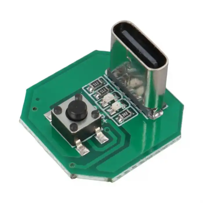 Type-C Girişli Lityum Batarya Şarj ve Koruma Modülü Buton Kontrollü El Feneri Devresi