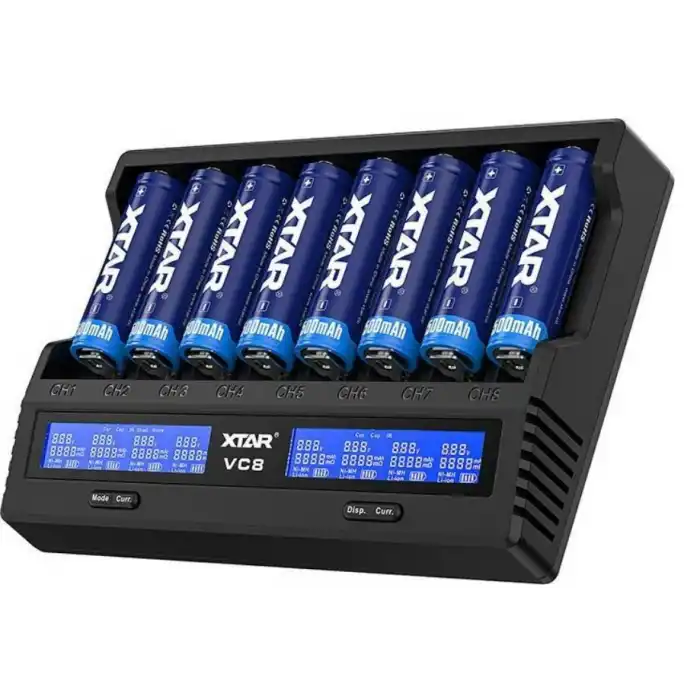 Xtar VC8 Sekizli Li-ion / NI-CD / Ni-MH Pil Şarj Cihazı