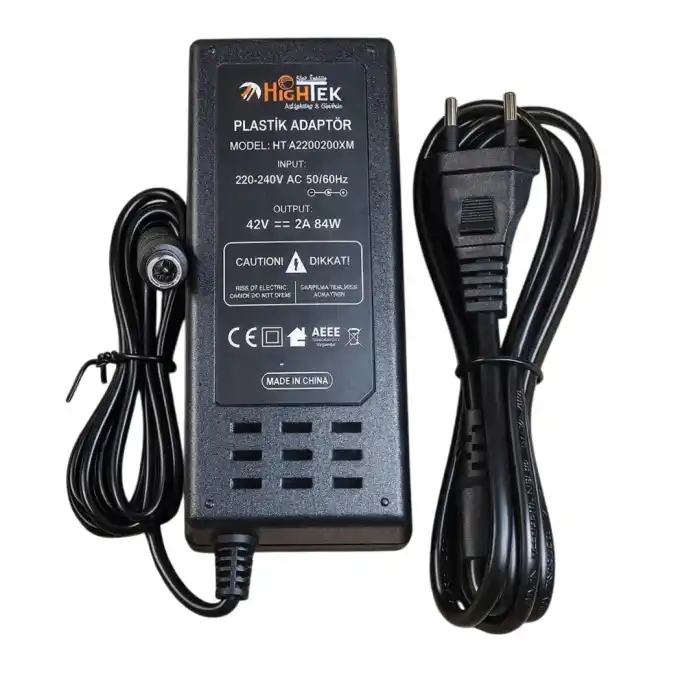 Xiaomi M365 -Skyjet Uyumlu 42 Volt - 2 Amper Elektrikli Scooter Şarj Cihazı Adaptörü