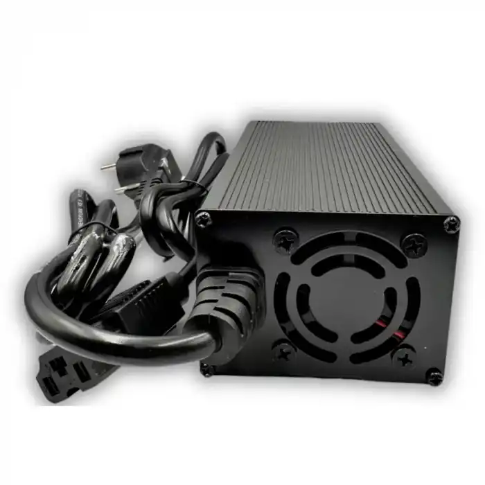 72 Volt 24S 10A LiFePO4 Şarj Cihazı (87.6 Volt)-Alüminyum Kasa-Ekranlı