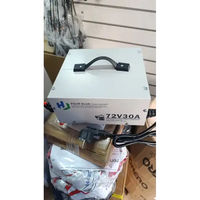 72 Volt 24S 30A LiFePO4 Şarj Cihazı (87.6 Volt)-Alüminyum Kasa