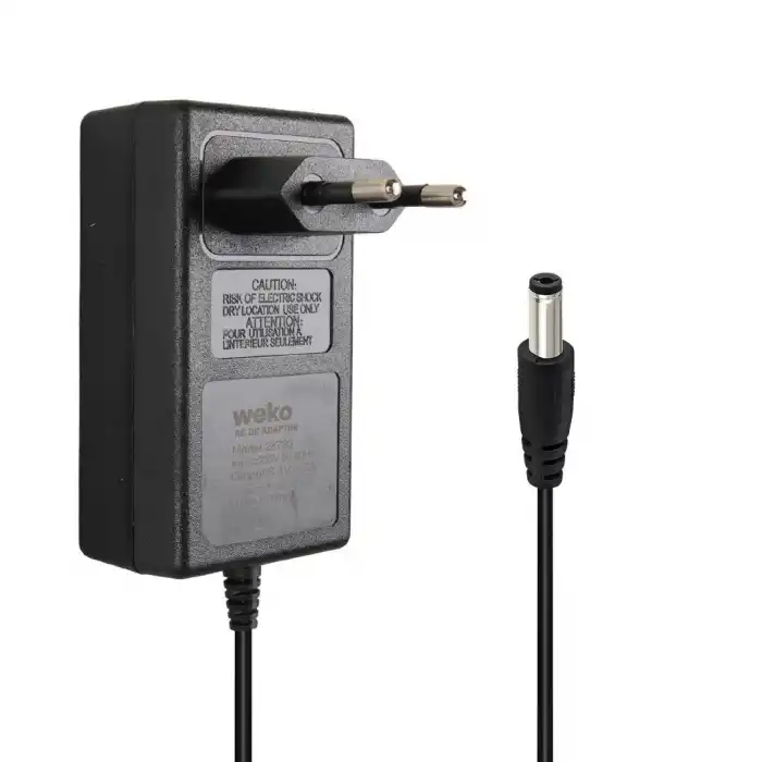 8.4 Volt (2s Lion) - 2 Amper 5.5x2.5mm Uçlu  Kırmızı Yeşil Ledli Yerli Üretim Lityum Ion Şarj Adaptörü