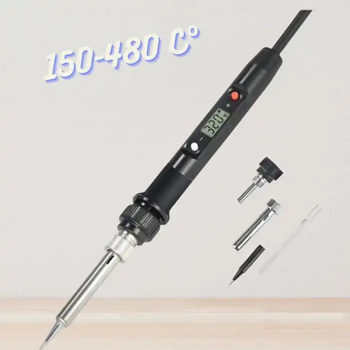 80W Isı Ayarlı Sıcaklık Ayarlanabilir Kalem Havya Lehim Makinası