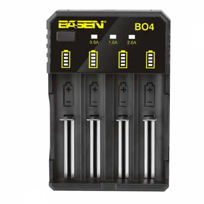 Basen BO-4 Akıllı Pil Şarj Cihazı - 4lü USB Girişli Li-ion Ni-MH
