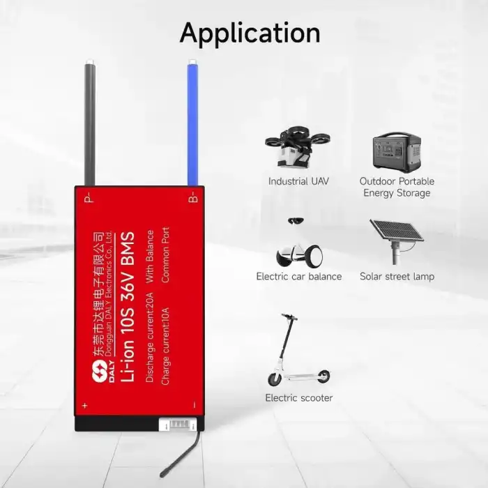 Daly 10S 36V 15A Balanslı Li-ion BMS