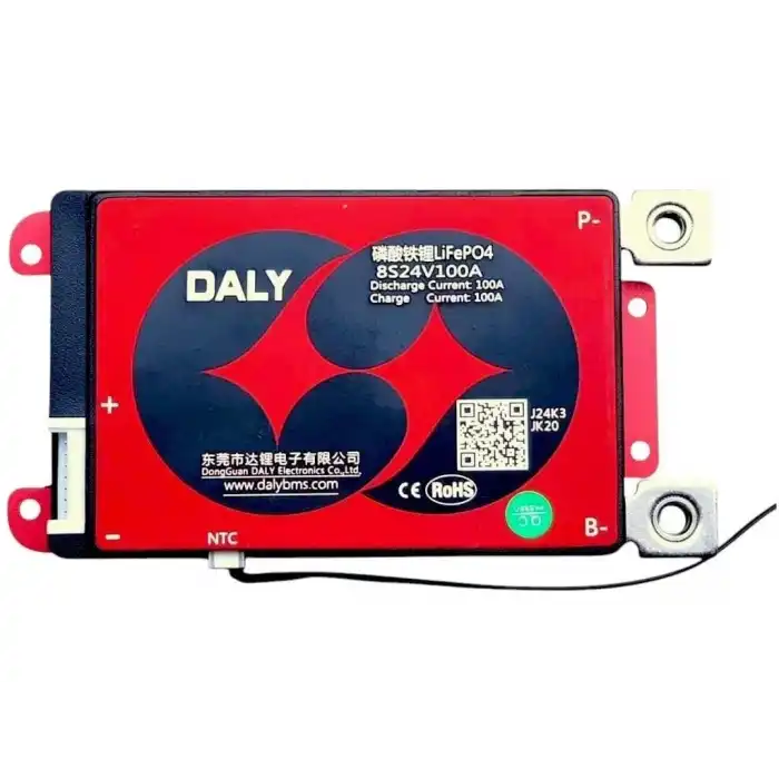 DALY 8S 24V 100A Balanslı LiFePO4 Batarya BMS