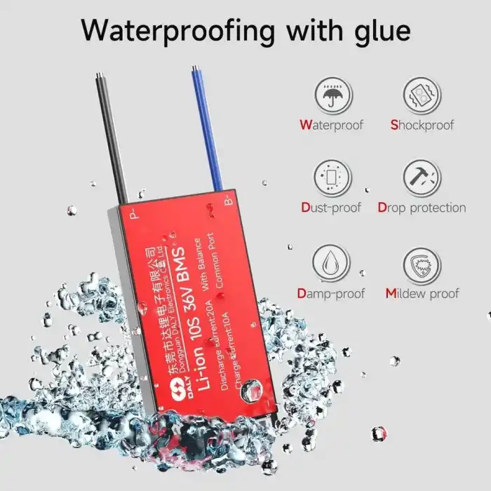 Daly Li-Ion 10S 20A Balanslı ve Kontaklı BMS