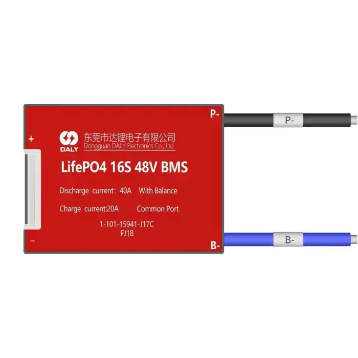DALY LiFePO4 BMS 16S 40A BALANSLI