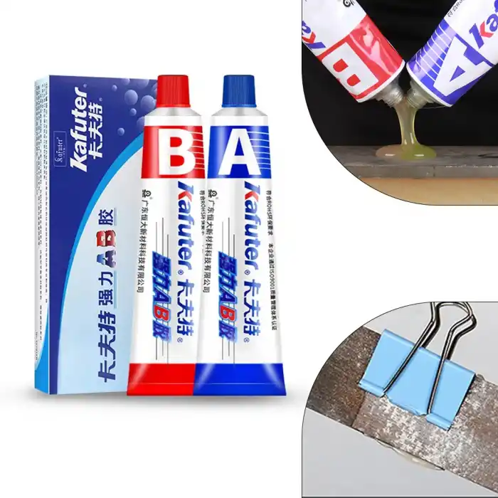 Kafuter Güçlü AB Çok Amaçlı epoksi Çelik-Ahşap-Metal- Alüminyum İran Yapıştırıcısı