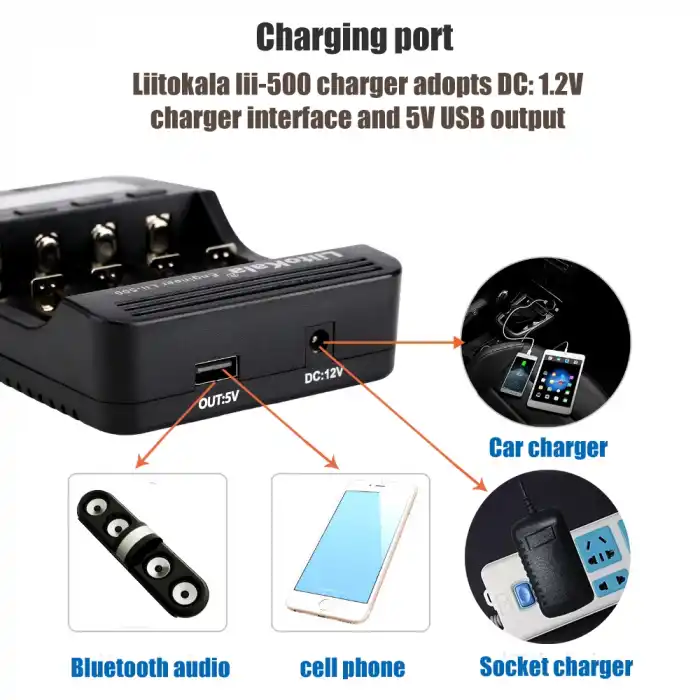 LiitoKala Lii-500 Akıllı Şarj Cihazı