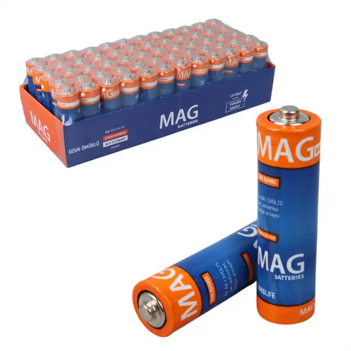 Mag Batteries Karbon Çinko AA Kalem Pil 2li (Aa,R6 Um-3)