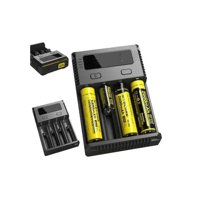 Nitecore I4 Akıllı Pil Şarj Cihazı - 4lü Li-ion Ni-MH Ni-Cd