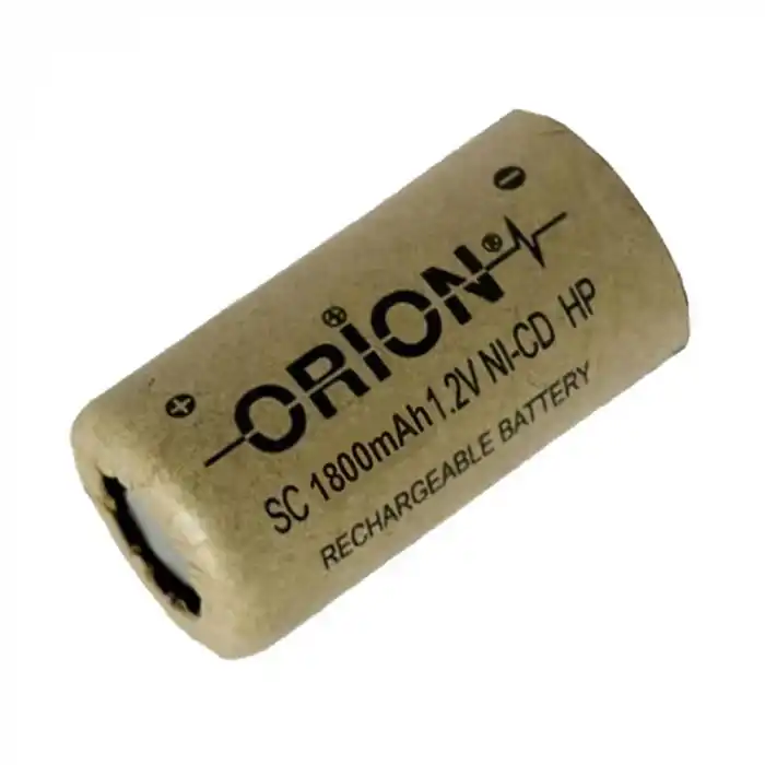 Orion 1.2V Ni-Cd SC 1800mAh Şarj Edilebilir Pil - HP