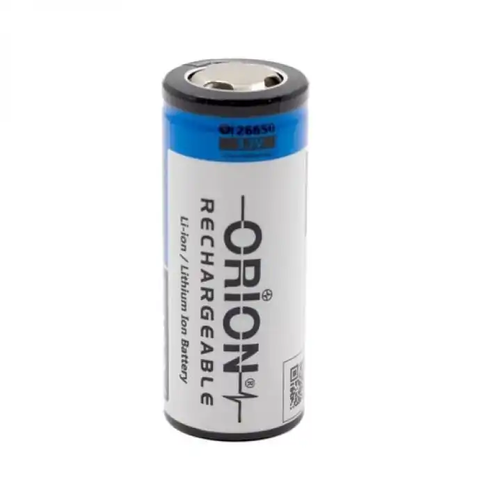 Orion 26650 3.7V 5000mAh Şarj Edilebilir Li-ion Pil